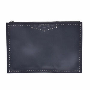 Givenchy Studded Black Calfskin Clutch Bag